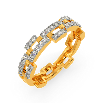 Woven Sparkle Diamond Rings