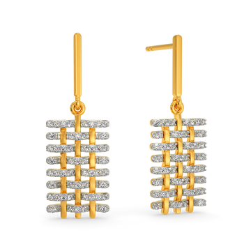 Weaving Magic Diamond Earrings