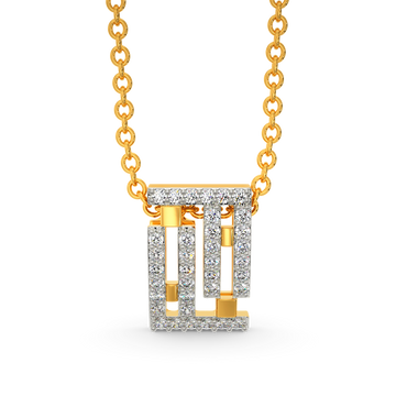 Express in Weaves Diamond Pendants
