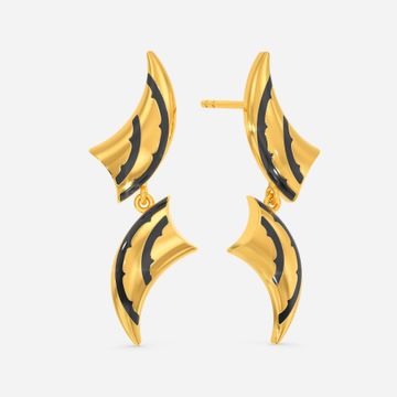 Fiesty Fiesta Gold Earrings