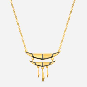 Crown N Swords Gold Necklaces