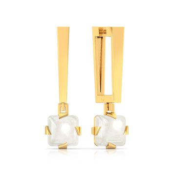 Whiter Than White Gemstone Earrings