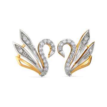 Vision in White Diamond Earrings