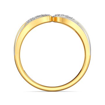White Winged Diamond Rings