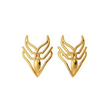 Stellar Trace Gold Earrings