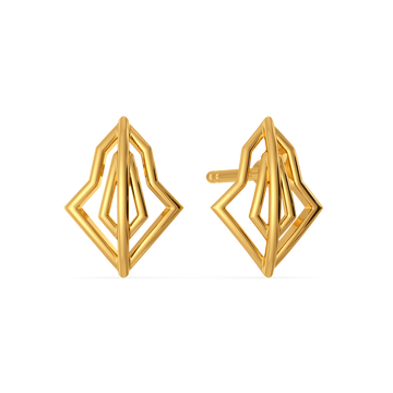 Nova Cascade Gold Earrings