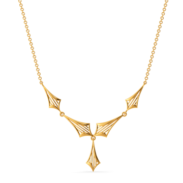 Cosmic Pulse Gold Necklaces