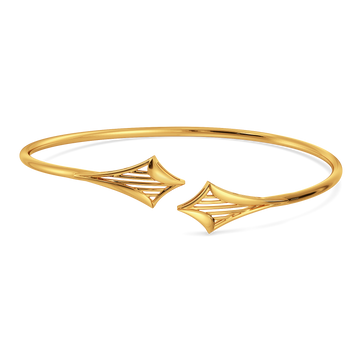 Cosmic Pulse Gold Bangles