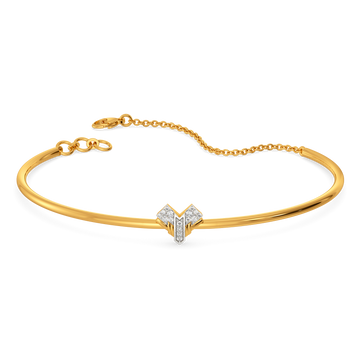 Orbit Line Diamond Bangles