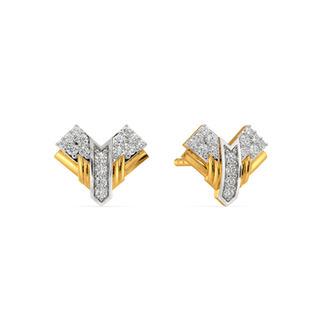 Orbit Line Diamond Earrings