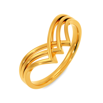 Layerific Gold Rings