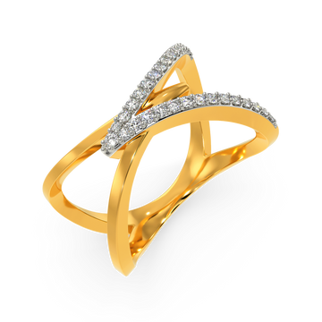 Layered Extravaganza Diamond Rings