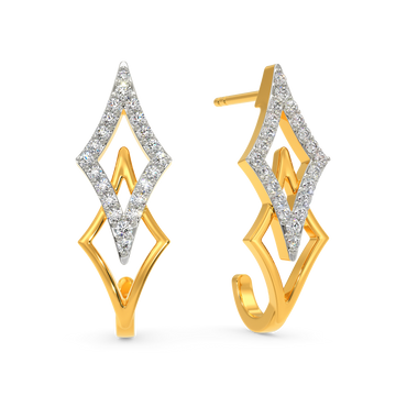 Layered Extravaganza Diamond Earrings