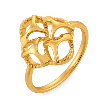 Caught in Cutouts Gold Rings