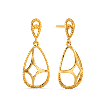 Cutout Crush Gold Earrings