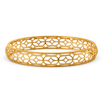 Cutout Crush Gold Bangles