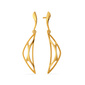 Effortless Cutout Gold Earrings