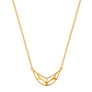Effortless Cutout Gold Necklaces