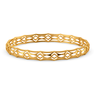 Effortless Cutout Gold Bangles