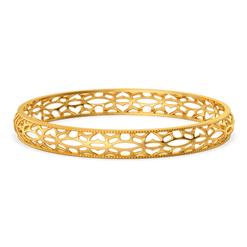 Vow Cutout Gold Bangles