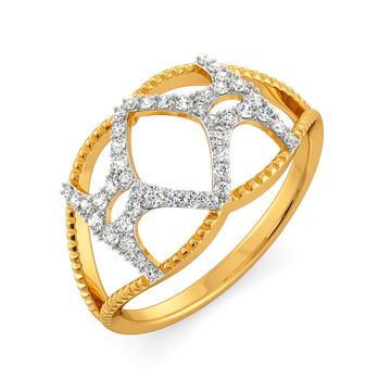 Lit Up in Cutouts Diamond Rings