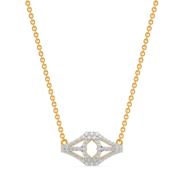 Cutout Forever Diamond Necklaces