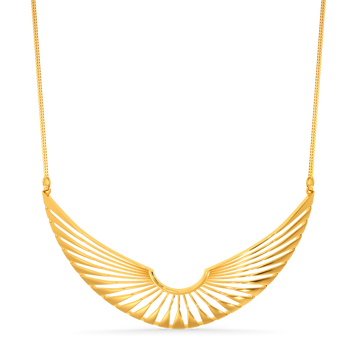 Summer Swirl Gold Necklaces