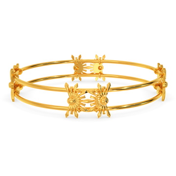 In A Summer Mood Gold Bangles