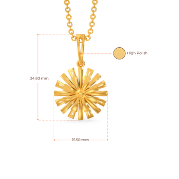 In A Sunny Moment Gold Pendants