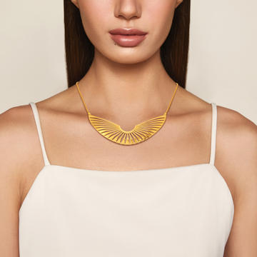 Summer Swirl Gold Necklaces