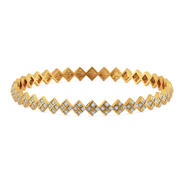 Cozy in Checks Diamond Bangles