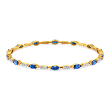 Autumn Blues Diamond Bangles