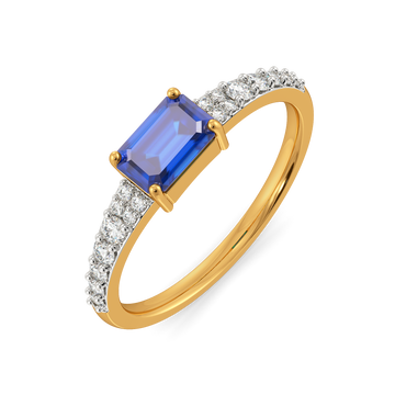 Reign in Blue Diamond Rings