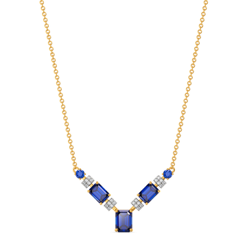 Reign in Blue Diamond Necklaces
