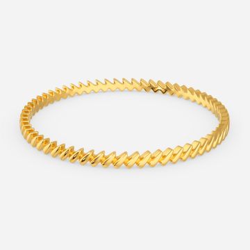 Glide in Style Gold Bangles