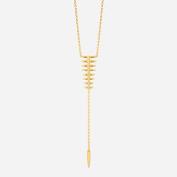 Zipped Sojourn Gold Necklaces