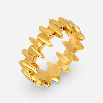 Zip Trips Gold Rings