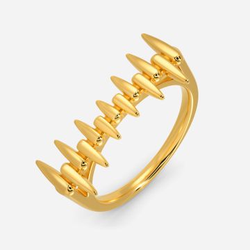 Waspy Zippers Gold Rings
