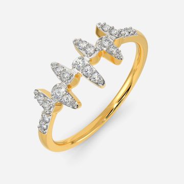 Slide Statement Diamond Rings