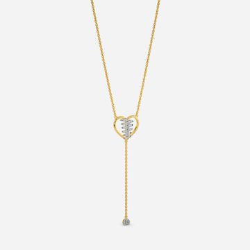Zippered Love Diamond Necklaces