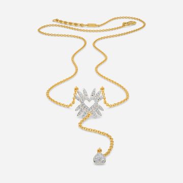Zipped Affair Diamond Necklaces