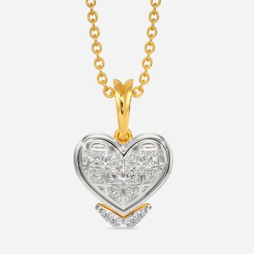 Edgy Romance Diamond Pendants