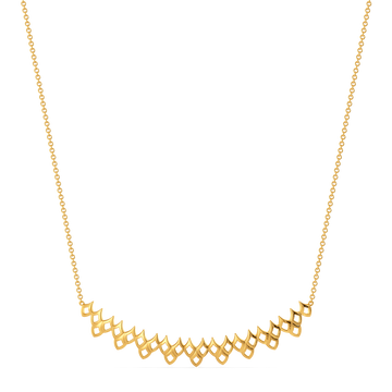 Serpentine Allure  Gold Necklaces