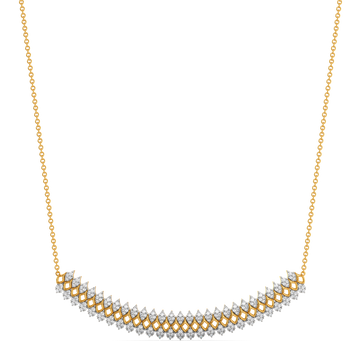 Serpentine Aura Diamond Necklaces