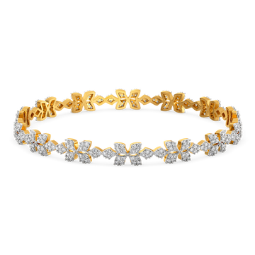 Serpentine Aura Diamond Bangles