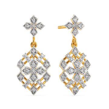 Serpentine Muse Diamond Earrings
