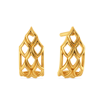 Untamed Poise Gold Earrings
