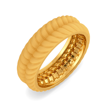 Knits of Autumn Gold Rings
