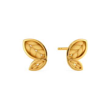 Knits of Autumn Gold Earrings