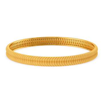 Knitted Shimmer Gold Bangles